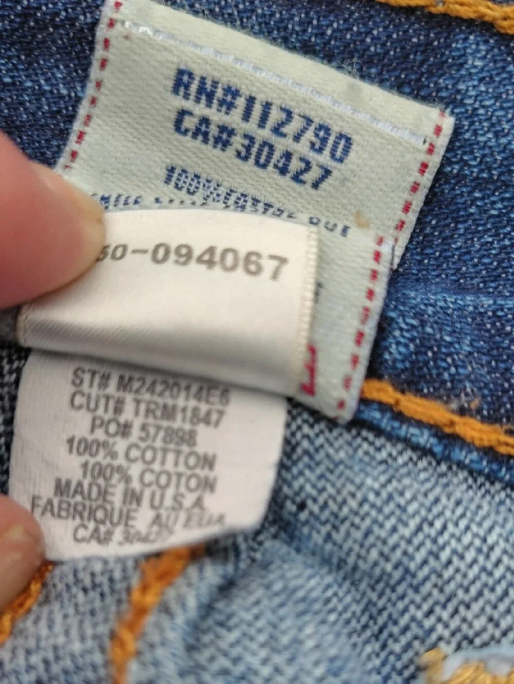 Y2K Big T Ricky True Religion Indigo Men’s Blue Denim Jeans